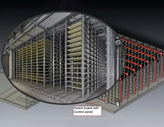 Sala de mantenimiento de la máquina de formación de bloques Sala de mantenimiento de la máquina de formación de bloques
